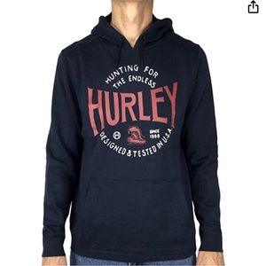 Hurley Men's Pullover Hoodie sweatshirt Hunting for the endless